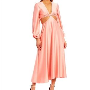 Satin Midi Dress